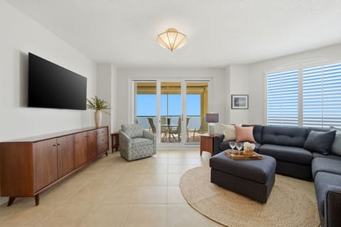 Beach Colony West 15C- Living Room View to Balcony