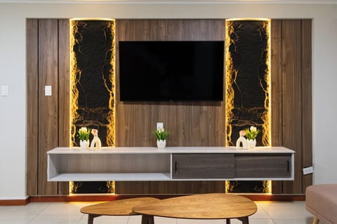 45-inch Smart TV with cable channels