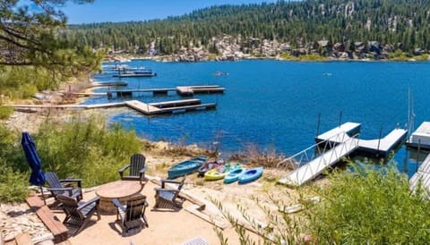 Your  own dock on the lake. 