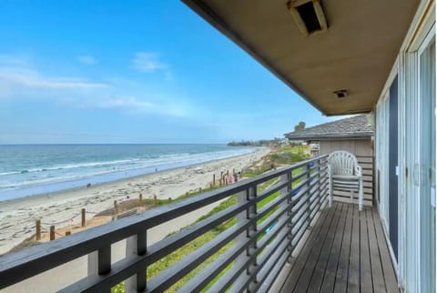 Private patio with sweeping beach views — your front-row seat to ocean breezes and golden sunsets.