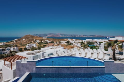 Seasonal outdoor pool, pool umbrellas, sun loungers