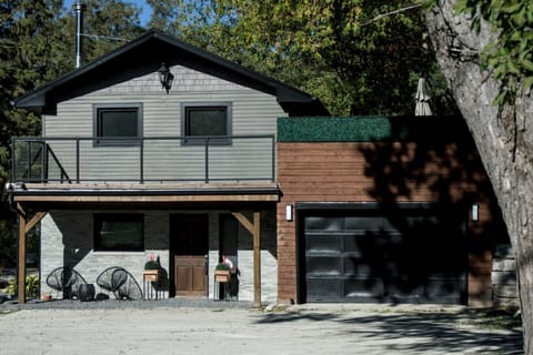 Front exterior of the main chalet