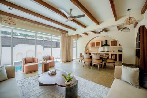 Villa | Living area | 50-inch Smart TV with digital channels