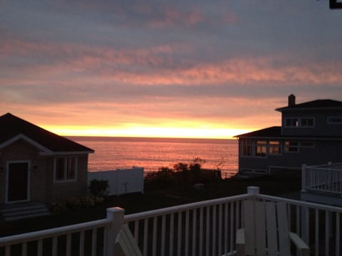 Sunrise from deck