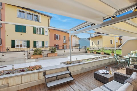 Family Apartment, 2 Bedrooms, 2 Bathrooms (Borgo Corallo Lake-View Terrace in) | Terrace/patio