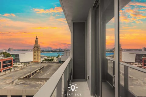 Apartment and balcony views 