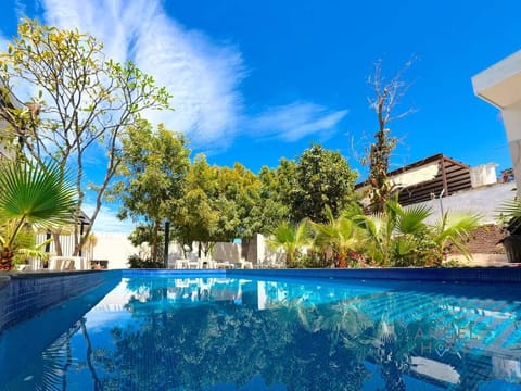 When you don't feel like venturing out, lounge by the pool!