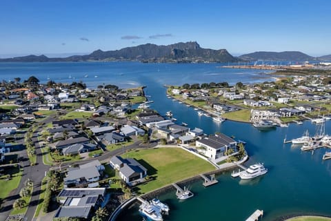 Aerial view of the canals