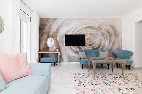 Studio, Balcony, City View | Living area | Flat-screen TV