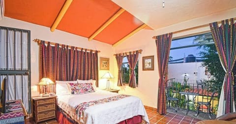 Bedroom 1 features a double bed to accommodate 2 guests.
