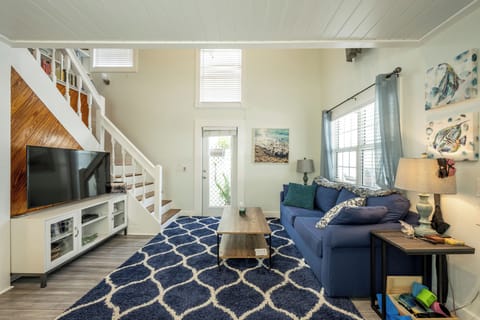 Bright, airy living area