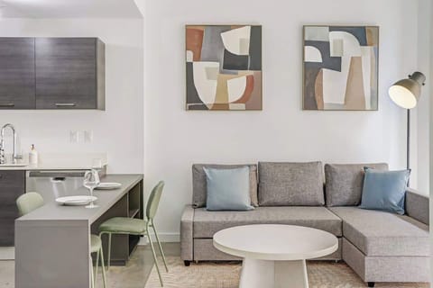 Bright living area with comfortable seating
