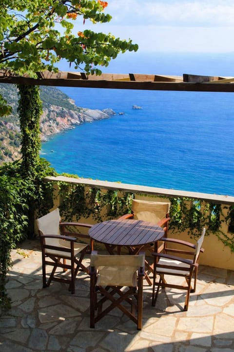 Panoramic breathtaking seaview from the patio of the property