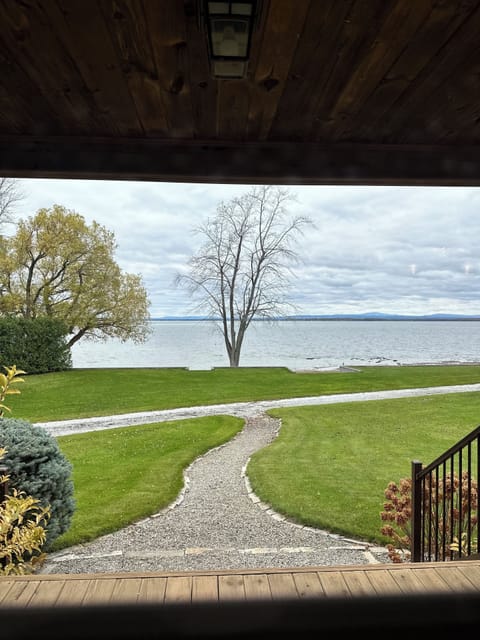 view from the porch-your own private beach, westerly views