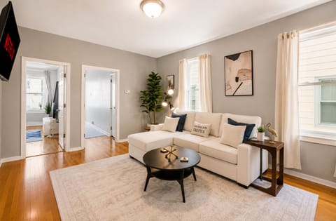 Bright and cozy living room perfect for relaxing and unwinding.
