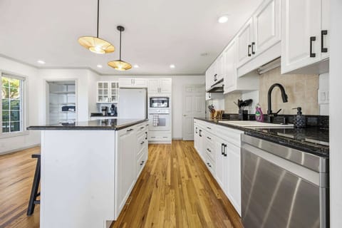 Prepare meals, try recipes, or just admire all the countertop space.