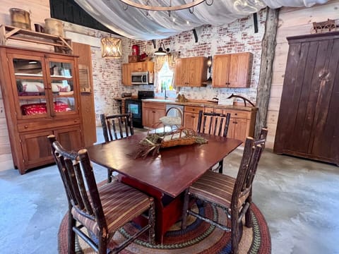 Extra blankets in cabinet