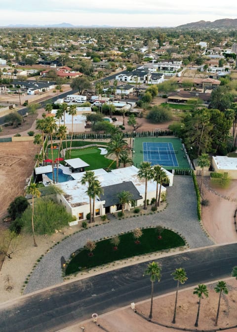 Tennis, Pickleball, Golf, Swing Set, Pool, and Grill