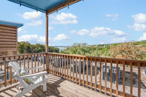 Unwind on the covered deck