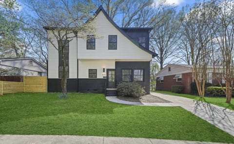 Newly built detached modern farmhouse just minutes from Uptown — enjoy rare privacy, space, and comfort near Center City.