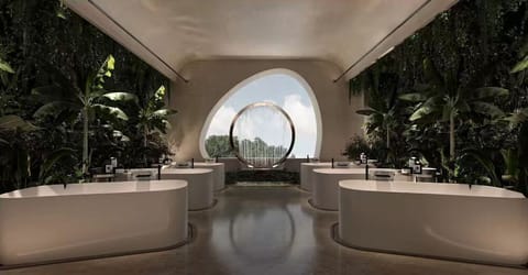 Body treatments, hydrotherapy, deep-tissue massages, reflexology