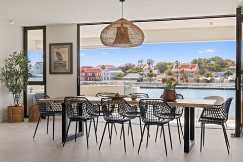 Dining table with a view