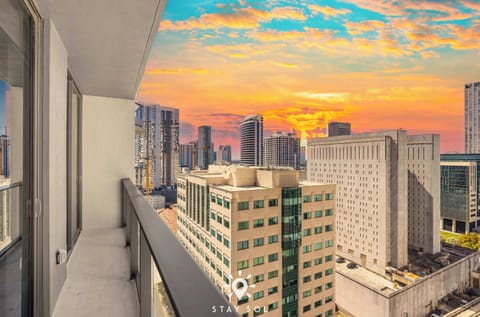 Apartment and balcony views 