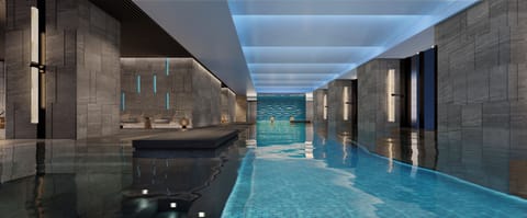 Indoor pool, lifeguards on site