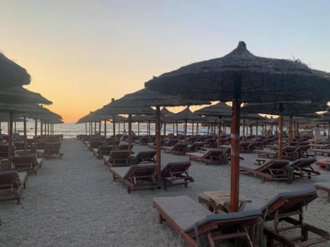 Private beach, white sand