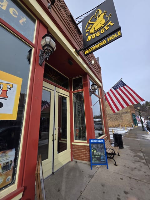 In the heart of Deadwood`s Main Street