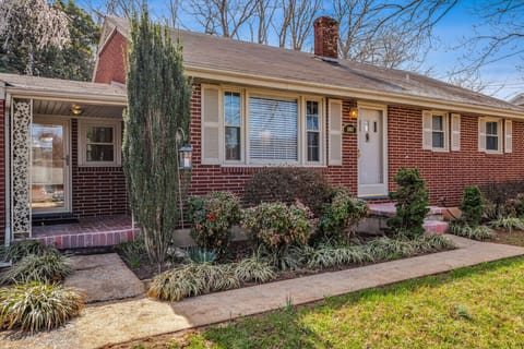 Front Exterior | Brick Facade & Covered Entry
