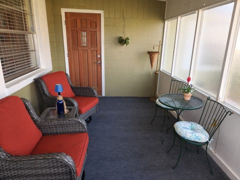 enclosed front porch