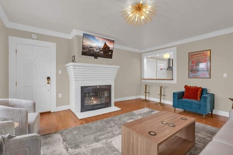Living Room with Smart TV. 