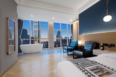 Panoramic Double Room, City View | View from room
