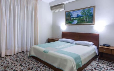 Classic double rooms have a double/double plus single configuration