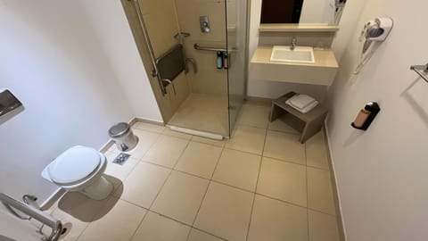 Room, 1 Double Bed, Mobility Accessible | Accessible bathroom