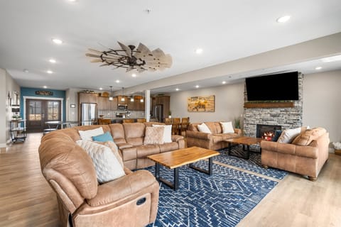 Cozy living room with comfortable seating and a welcoming vibe—ideal for relaxing or entertaining guests!