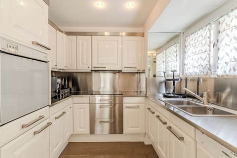 La Villa du Prince de Lignac | Private kitchen | Espresso maker, coffee/tea maker, electric kettle, highchair