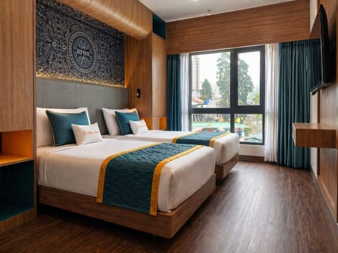 Zone Twin | In-room safe, iron/ironing board (on request), WiFi (free)