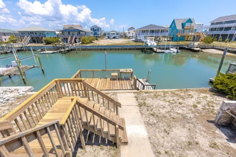 Boat Dock with Fish Cleaning Station