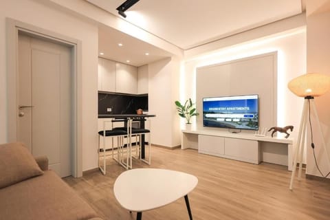 Superior Room, Balcony, Courtyard View | Living area | TV
