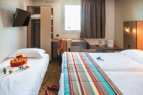 Desk, blackout drapes, soundproofing, iron/ironing board