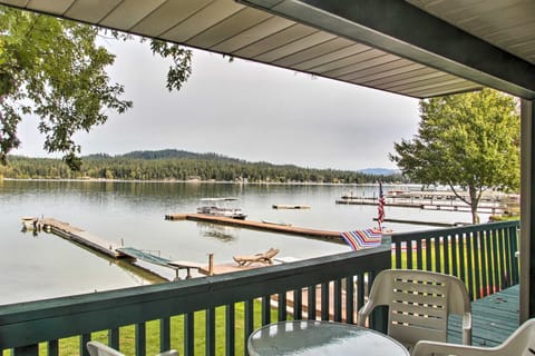 Lakeside Terrace | Private Dock Views | Covered Seating