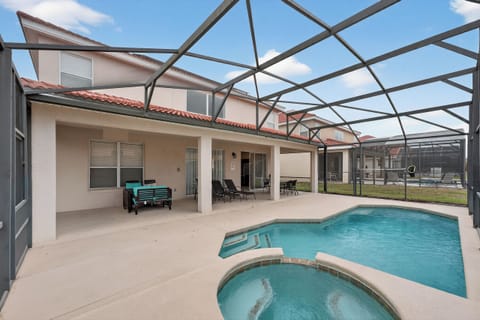 Take a dip in your private pool, the perfect spot to cool off and enjoy the Florida sunshine.