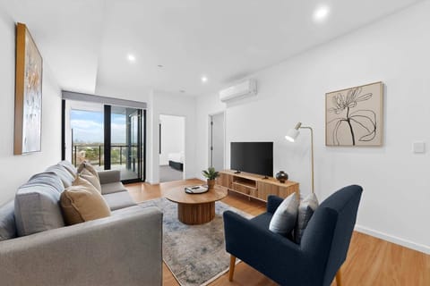 Living room and Balcony