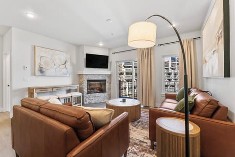 Sink into plush leather sofas by the warmth of your fireplace, or step onto your private balcony to take in the surrounding views.