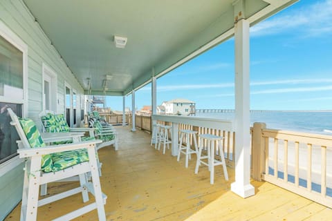 Absolutely gorgeous seaside views from covered porch