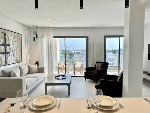 Apartment, 2 Bedrooms, Balcony | Living area