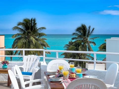 Superior House, Balcony, Beach View | Outdoor dining
