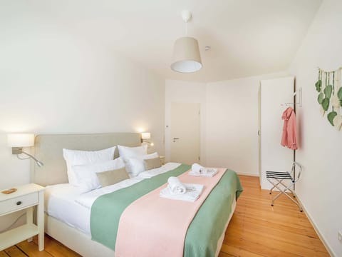 A comfortable bed designed for restful nights and fresh starts.